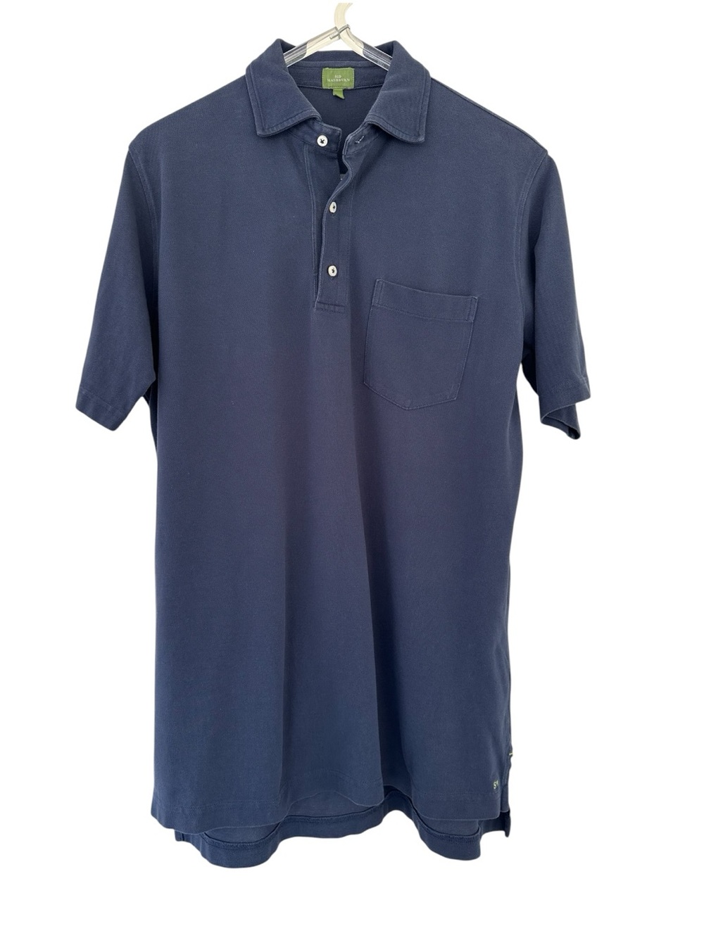 Sid Mashburn • Short-Sleeved Polo Navy Pima Pique